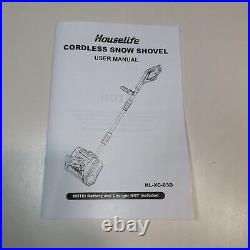 Houselife Cordless Snow Shovel Compatible with Dewalt 20V Max Battery(Tool Only)
