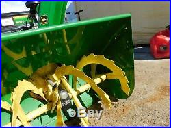 JOHN DEERE 1032 Snowblower 6 Speeds FWD 2 Speeds Reverse Used Once