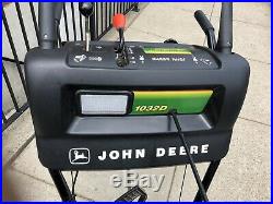 John Deere 1032D Snowblower Self-Propelled 6 Forward 2 Reverse Gears