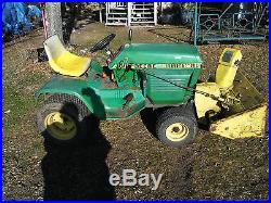 John Deere 212 Lawn and Garden Tractor with Snowblower Attachment