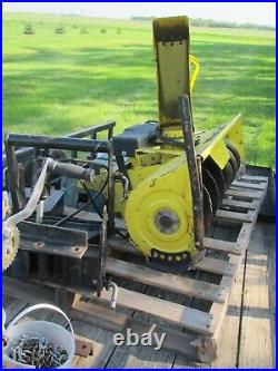 John Deere 46 SNOWBLOWER with all items for 425 installation + weights & chains