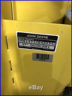 John Deere 47 Snowblower