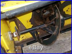 John Deere 47 Snowblower 425 445 455 with Hitch and Driveshaft 47 Snow Blower