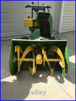 John Deere 826 Snow Blower Used- Cab Included Cash payment only