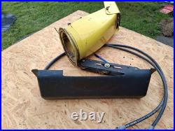 John Deere JD47 Snow Blower Chute and hydraulic assy. Cylinder, cover, bracket