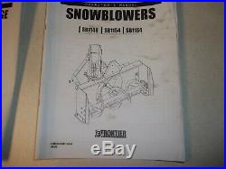 John Deere Snow Blower SB1164 Frontier with Electrical Hydraulic Chute Rotation