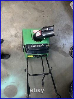 John Deere TRS-21 Snowblower Complete Runs Great Electric & Recoil Start 2stroke