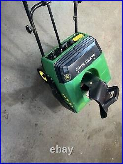 John Deere TRS-21 Snowblower Complete Runs Great Electric & Recoil Start 2stroke