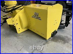 John deere 54 two stage snowblower read Description For Shipping