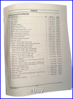 KUBOTA Hydraulic Set-up Kit for L2914A & L2995A OEM# L219495A-P