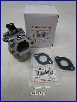 Kawasaki 15004-0961 Carburetor 2 11061-2215 16073-2240 Insulator Gasket FJ180V