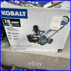 Kobalt 15-Amp 21-in Corded Electric Snow Blower Model 1314197 NEW