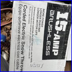 Kobalt 15-Amp 21-in Corded Electric Snow Blower Model 1314197 NEW