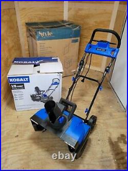 Kobalt 15-Amp 21-in Corded Electric Snow Blower Model 1314197. Open Box