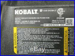 Kobalt 40-Volt Max 20-in Single-Stage Cordless Electric Snow Blower (Tool Only)