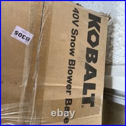 Kobalt 40v Snow Blower Bare Tool
