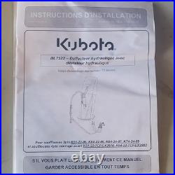 Kubota BL7522 Hydr Chute Deflector Diverter Kit For LX2963 Snowblower Tractor Kubota BL7522 Hydr Chute Deflector Diverter Kit For LX2963 Snowblower Tractor