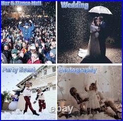 LANGXUN 1500W Snow Machine with Remote Christmas Holiday Party DJ Snowfall Effect