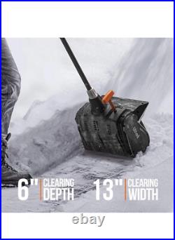LITHELI 2 X 20V 2.2Ah Cordless Snow Shovel, 12-Inch Snow Blower Battery Powered LITHELI 2 X 20V 2.2Ah Cordless Snow Shovel, 12-Inch Snow Blower Battery Powered