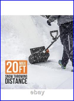 LITHELI 2 X 20V 2.2Ah Cordless Snow Shovel, 12-Inch Snow Blower Battery Powered LITHELI 2 X 20V 2.2Ah Cordless Snow Shovel, 12-Inch Snow Blower Battery Powered