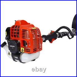 Lightweight Snow Sweeper Gasoline Powered with 2 Pro Paddle, 52CC 2 Stroke