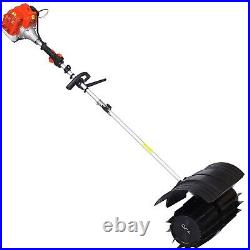 Lightweight Snow Sweeper Gasoline Powered with 2 Pro Paddle, 52CC 2 Stroke