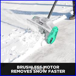 Litheli 20V Cordless Snow Shovel 12-Inch Snow Blower with Battery and Charger