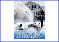 Litheli E1SB47100 Cordless Snow Blower, 2x20V (40V) 20 Inch Snow Thrower Litheli E1SB47100 Cordless Snow Blower, 2x20V (40V) 20 Inch Snow Thrower