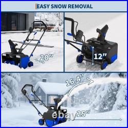 Lithium Snow Shovel 20V Cordless Battery Operated Electric Snow Thrower 23 ft US