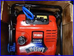 Local Pick Up Toro 721QZE Single Stage Snow Thrower with electric start