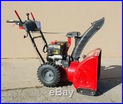 (MA5) Craftsman 24 208cc Dual-Stage Snow Thrower with Electric Star