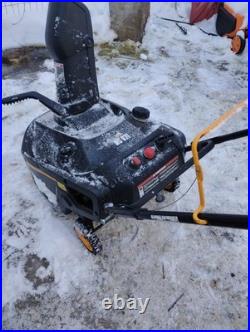 Mccollough MC 621 Single Stage Gas Snow Blower 21 in Chute Control Black/Orange