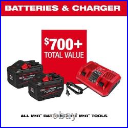 Milwaukee M18 Fuel 21 Inch Auger Propelled Dual Battery Single Stage Snow