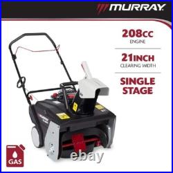 Murray Flurry 21 in. 208 CC Single-Stage Gas Snow Blower