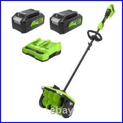 NEW IN BOX! Get ready for snow with this Greenworks 12 2x24v Snow Shovel Kit