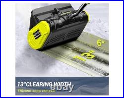 NEW LITEKON 40V Brushless Cordless Snow Shovel, 13-Inch Electric Snow Blower