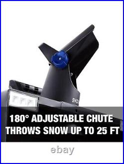 NEW SJ627E Electric Walk-Behind Snow Blower with Dual LED Lights, 22-inch, 15-Amp NEW SJ627E Electric Walk-Behind Snow Blower with Dual LED Lights, 22-inch, 15-Amp