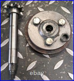 NLA Estate 828 Snowblower Friction Wheel Hub with 8t Sprocket Gear Shaft OBSOLETE
