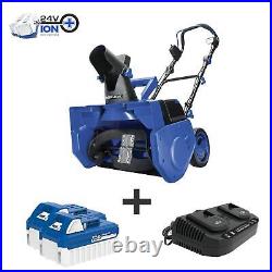 New 48-Volt iON+ Cordless Snow Blower Kit 20 in With 2 x 4.0-Ah Batteries+Charger