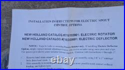 New Holland Snowblower Electric Chute Rotator