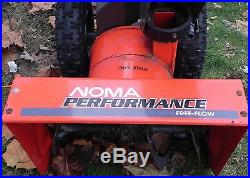 Noma Performance Snowblower 2 Stage 7 HP Electric Start 4 cycle Great ELGIN IL