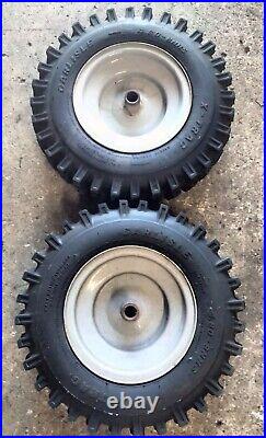 OEM Wheels & 4.80 8 X-TRAC Tires From Troy Bilt Storm 8526 Snowblower SAVE
