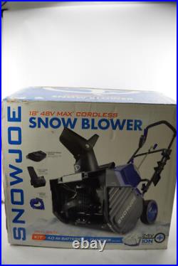 Open Box 24V-X2-SB18-TV1 48v Ion 18 Snow Blower Kit + Batteries, Charger