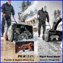 Outsunny 40V 18 Cordless Snow Blower with PU Auger, 1400W Brushless Motor