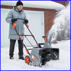 Outsunny 40V 18 Cordless Snow Blower with PU Auger, 1400W Brushless Motor