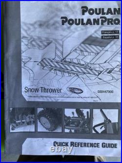 Poulan 22 Snowblower