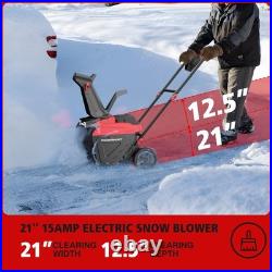PowerSmart 21 Electric Snow Blower, 15 Amp Motor, 30ft Throwing Distance, New PowerSmart 21 Electric Snow Blower, 15 Amp Motor, 30ft Throwing Distance, New