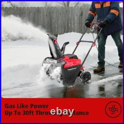 PowerSmart 21 Electric Snow Blower, 15 Amp Motor, 30ft Throwing Distance, New PowerSmart 21 Electric Snow Blower, 15 Amp Motor, 30ft Throwing Distance, New