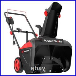 PowerSmart 21-In Electric Snow Blower, 15A Motor, Cored Snow Removal with Light PowerSmart 21-In Electric Snow Blower, 15A Motor, Cored Snow Removal with Light