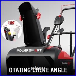 PowerSmart 21-In Electric Snow Blower, 15A Motor, Cored Snow Removal with Light PowerSmart 21-In Electric Snow Blower, 15A Motor, Cored Snow Removal with Light